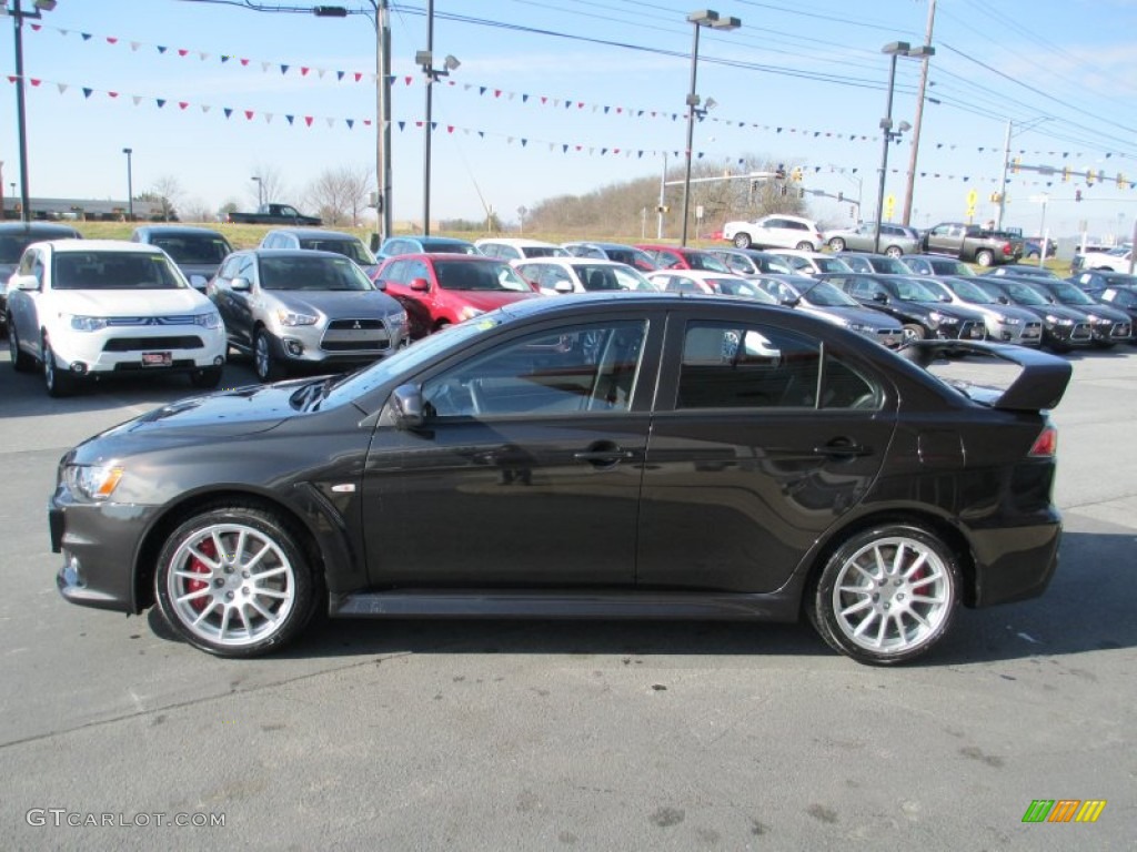 Phantom Black Pearl 2014 Mitsubishi Lancer Evolution GSR Exterior Photo #89837066