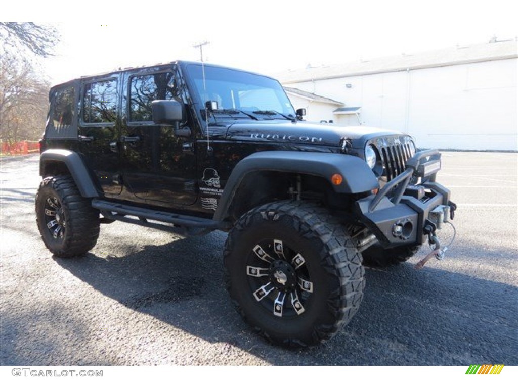 2009 Wrangler Unlimited Rubicon 4x4 - Black / Dark Slate Gray/Medium Slate Gray photo #1