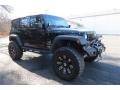 2009 Black Jeep Wrangler Unlimited Rubicon 4x4  photo #1