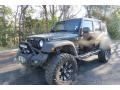 2009 Black Jeep Wrangler Unlimited Rubicon 4x4  photo #3