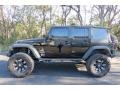 2009 Black Jeep Wrangler Unlimited Rubicon 4x4  photo #4