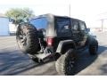 2009 Black Jeep Wrangler Unlimited Rubicon 4x4  photo #7