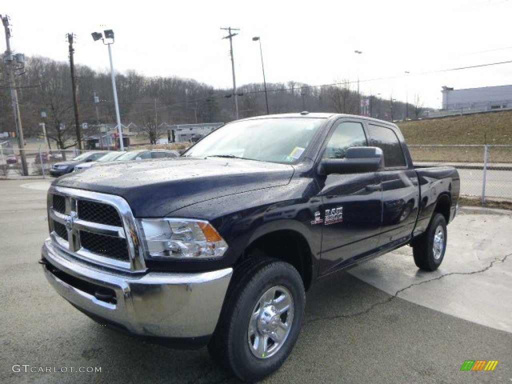 2014 2500 Tradesman Crew Cab 4x4 - True Blue Pearl Coat / Black/Diesel Gray photo #1