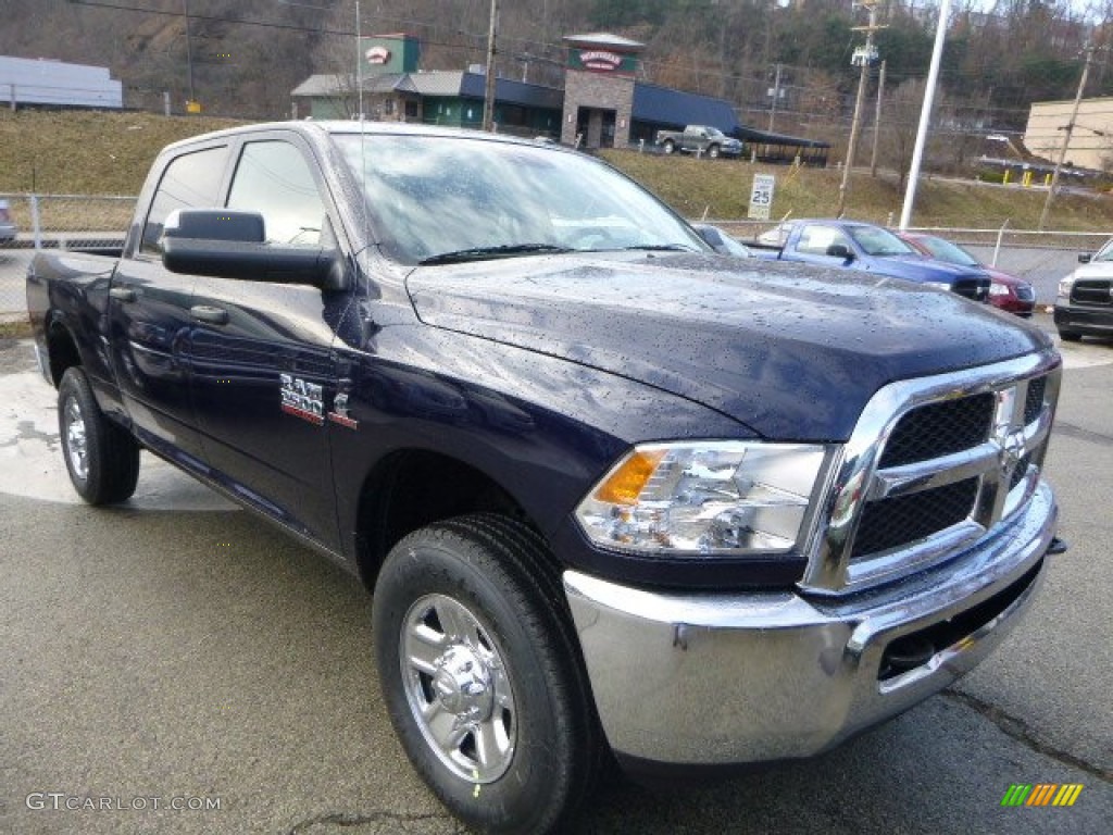 2014 2500 Tradesman Crew Cab 4x4 - True Blue Pearl Coat / Black/Diesel Gray photo #7