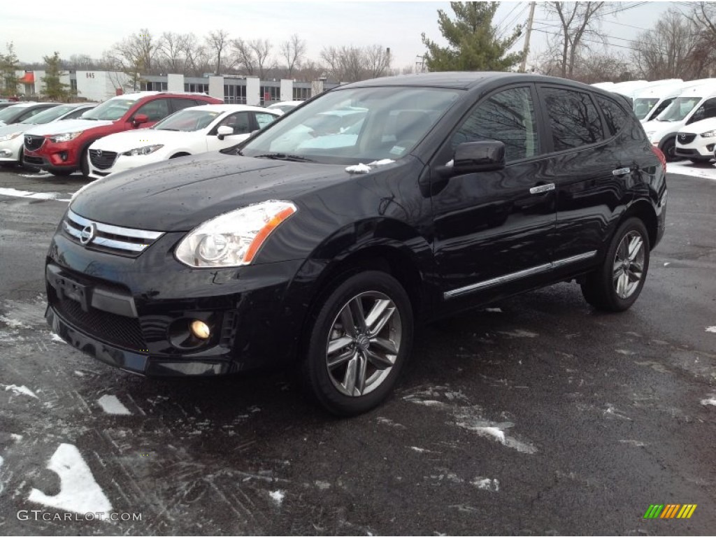 2011 Rogue S AWD Krom Edition - Wicked Black / Black photo #3