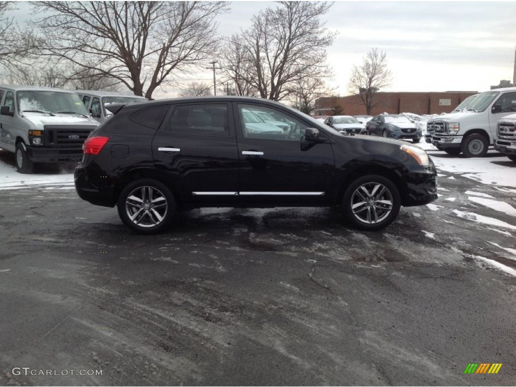 2011 Rogue S AWD Krom Edition - Wicked Black / Black photo #8