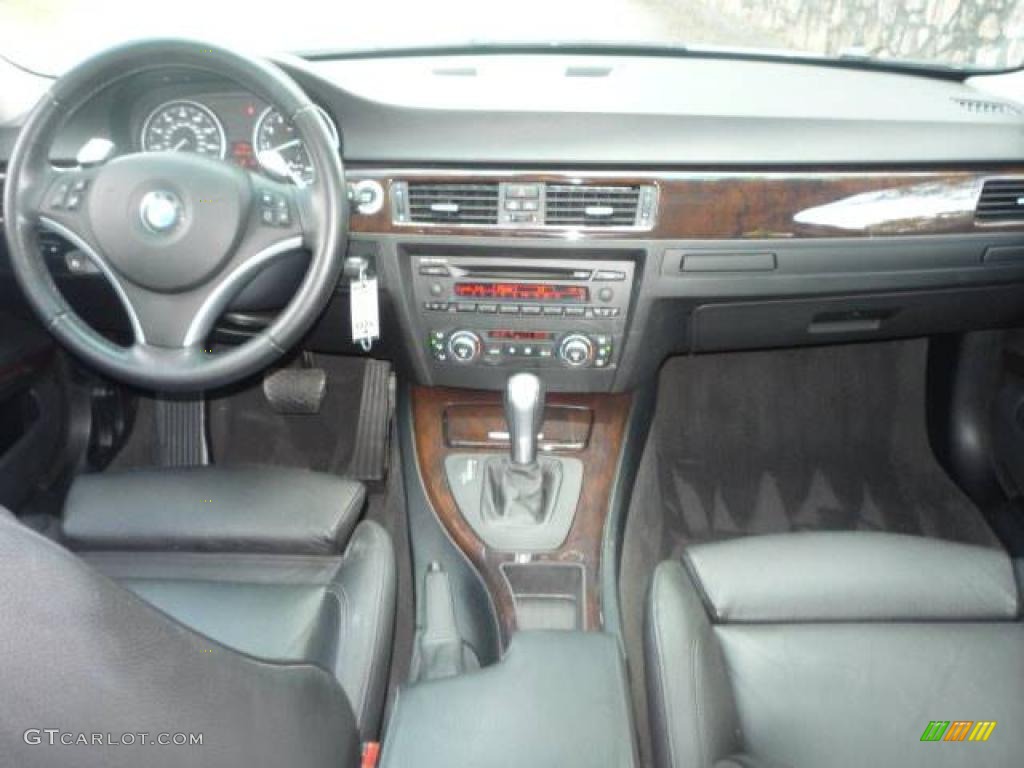 2007 3 Series 335i Sedan - Titanium Silver Metallic / Black photo #7