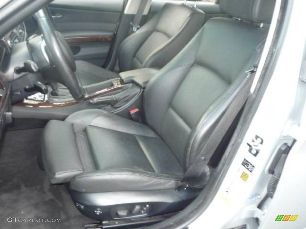 2007 3 Series 335i Sedan - Titanium Silver Metallic / Black photo #8