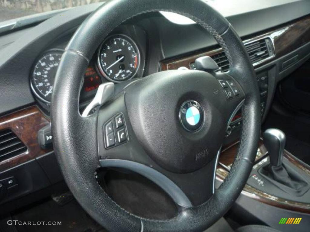 2007 3 Series 335i Sedan - Titanium Silver Metallic / Black photo #19