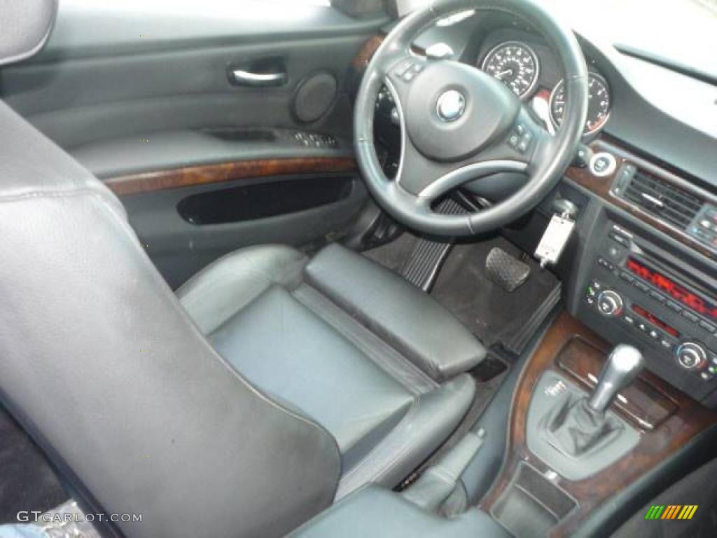 2007 3 Series 335i Sedan - Titanium Silver Metallic / Black photo #20