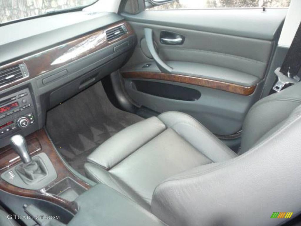 2007 3 Series 335i Sedan - Titanium Silver Metallic / Black photo #22
