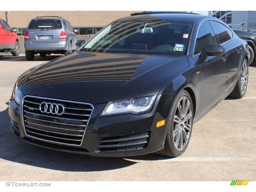 2012 A7 3.0T quattro Premium - Brilliant Black / Black photo #3
