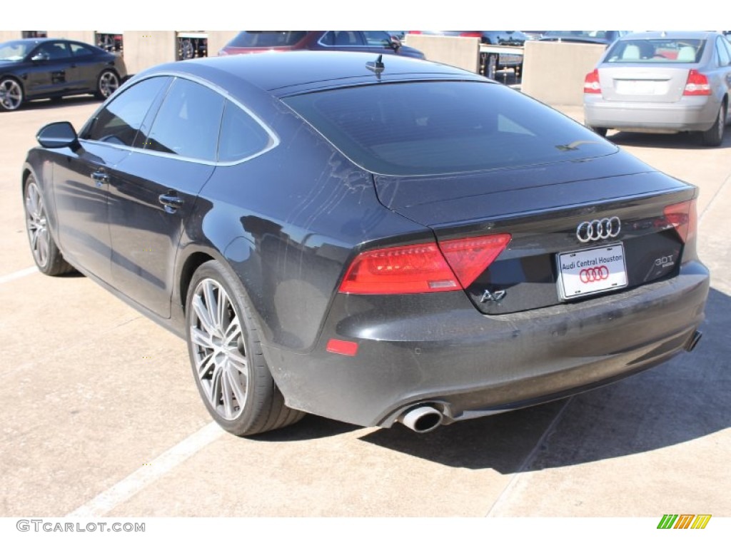 2012 A7 3.0T quattro Premium - Brilliant Black / Black photo #7