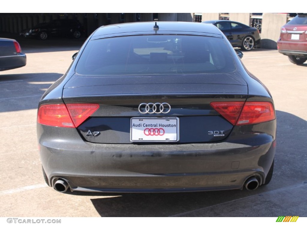 2012 A7 3.0T quattro Premium - Brilliant Black / Black photo #8