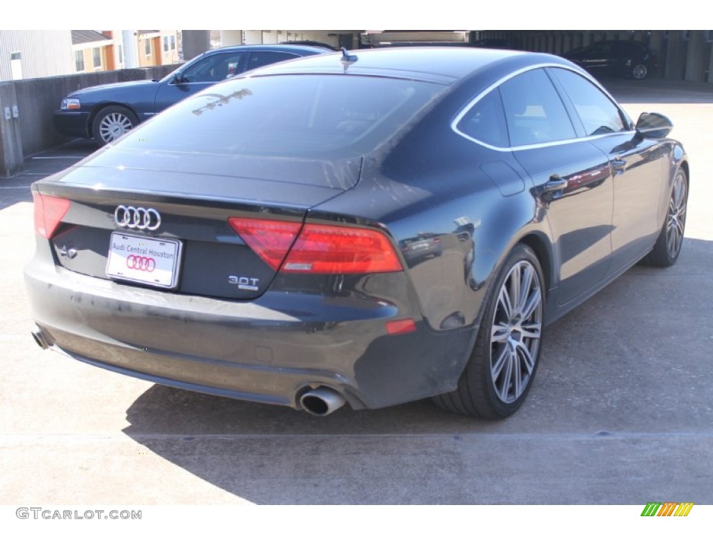 2012 A7 3.0T quattro Premium - Brilliant Black / Black photo #9