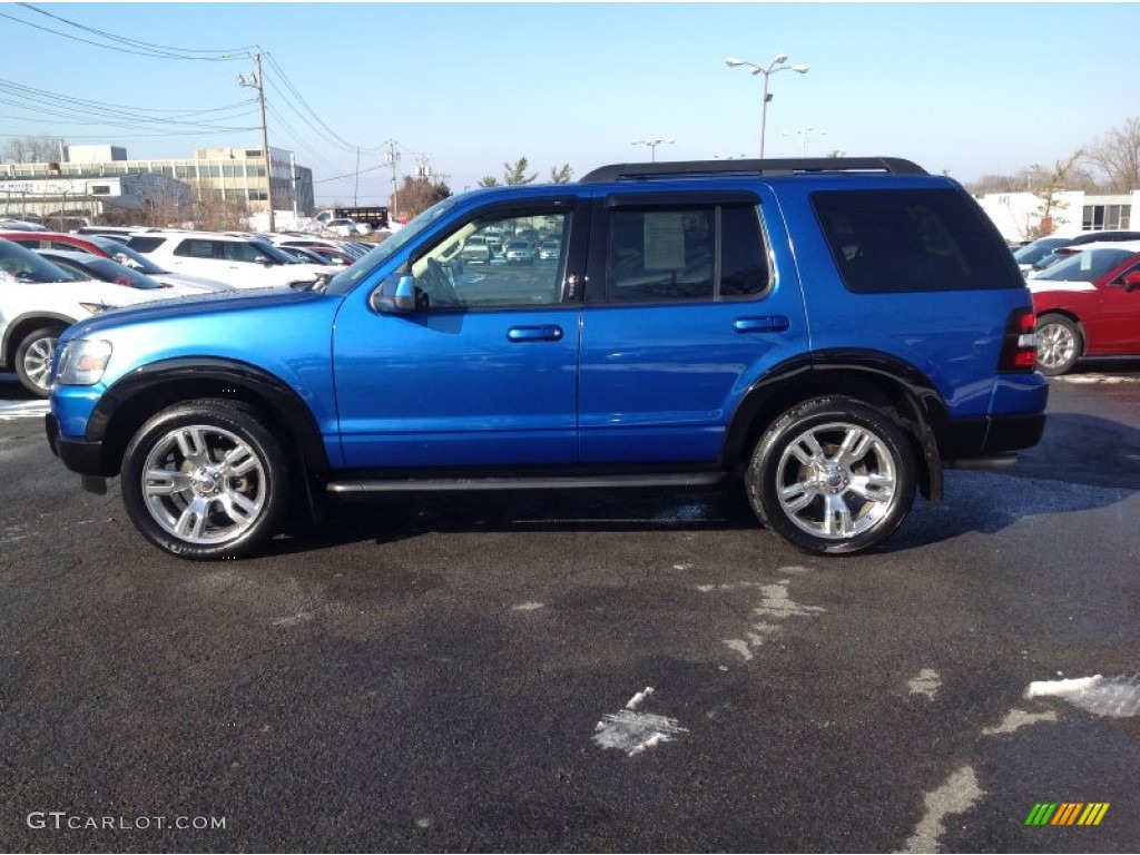 2010 Explorer XLT Sport 4x4 - Blue Flame Metallic / Black photo #4