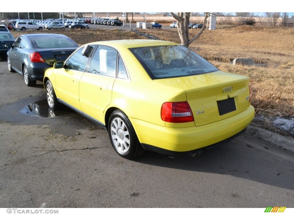 Brilliant Yellow 2001 Audi A4 2.8 quattro Sedan Exterior Photo #89842947