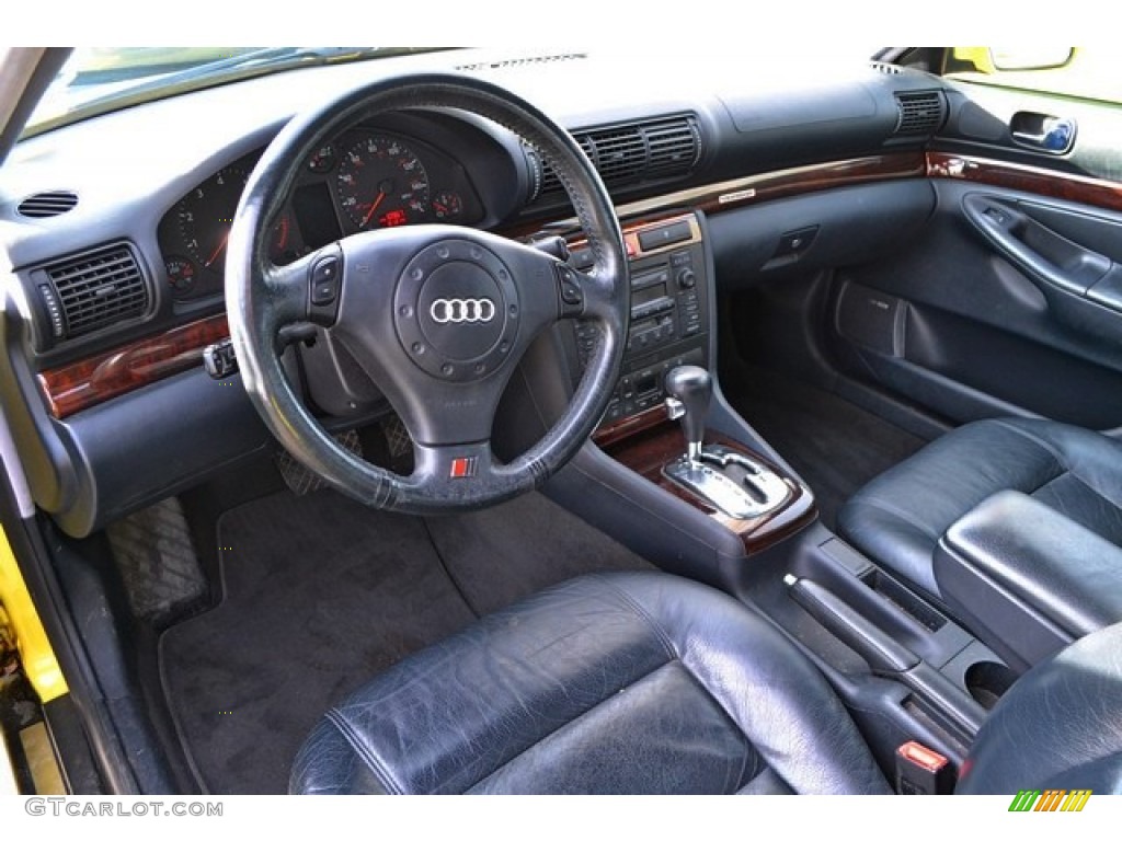 2001 A4 2.8 quattro Sedan - Brilliant Yellow / Onyx photo #5