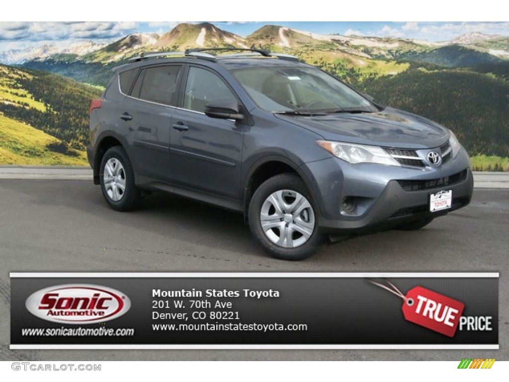 2014 RAV4 LE AWD - Shoreline Blue Pearl / Black photo #1