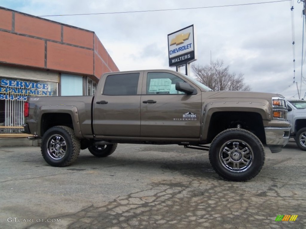 2014 Silverado 1500 LT Z71 Crew Cab 4x4 - Brownstone Metallic / Cocoa/Dune photo #1