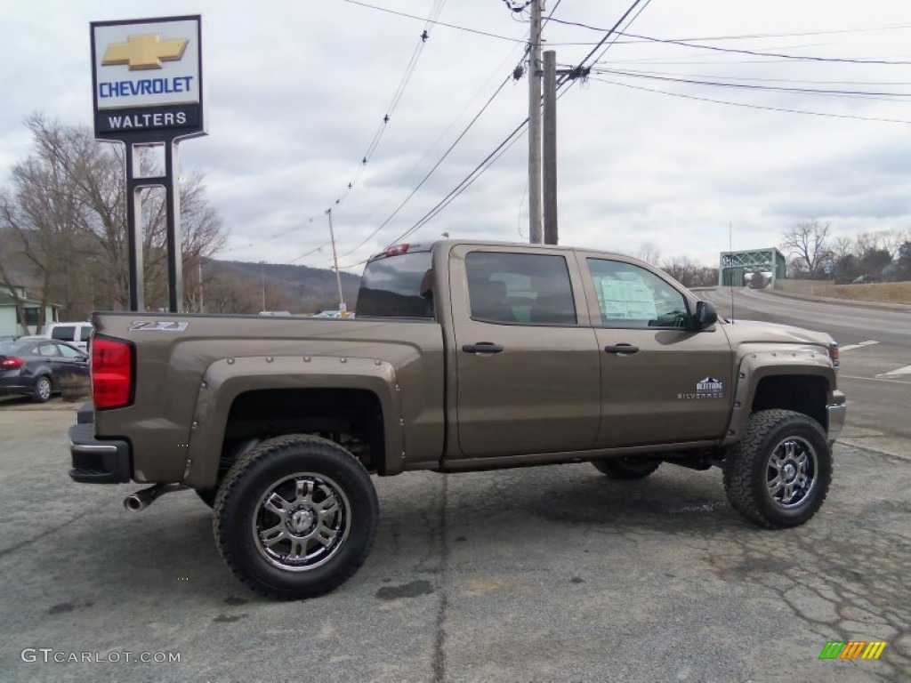 2014 Silverado 1500 LT Z71 Crew Cab 4x4 - Brownstone Metallic / Cocoa/Dune photo #2