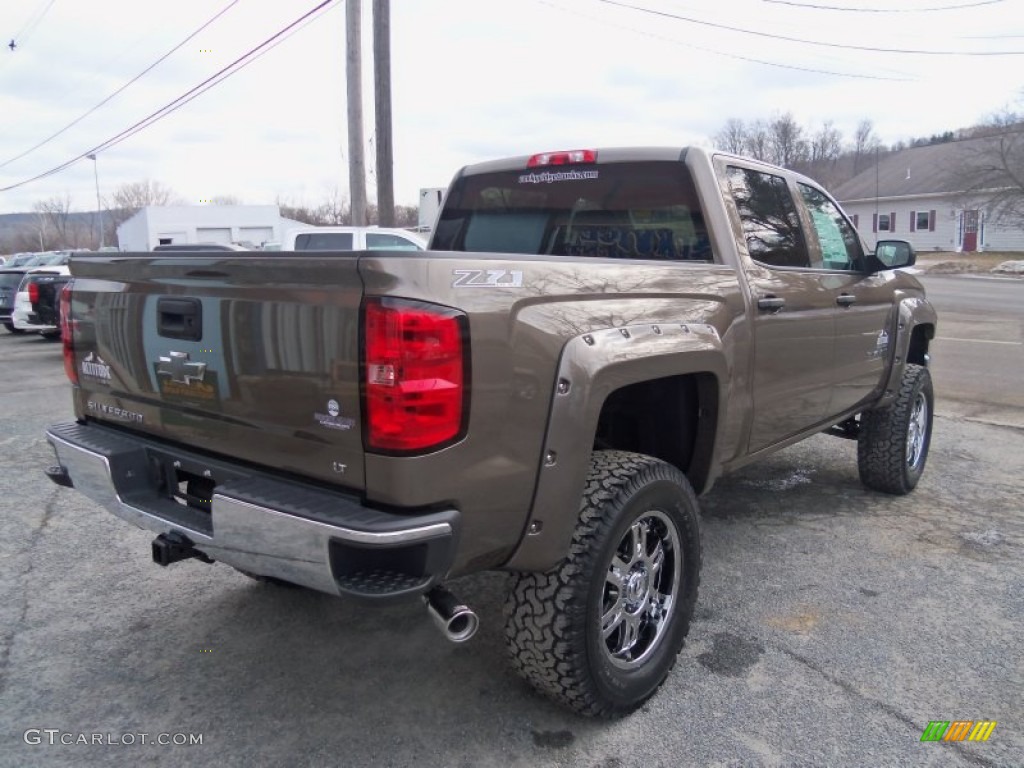 2014 Silverado 1500 LT Z71 Crew Cab 4x4 - Brownstone Metallic / Cocoa/Dune photo #3