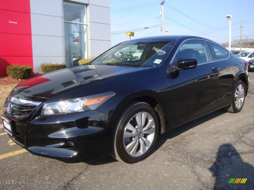 2011 Accord EX Coupe - Crystal Black Pearl / Black photo #1