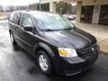 Brilliant Black Crystal Pearl 2009 Dodge Grand Caravan SE Exterior