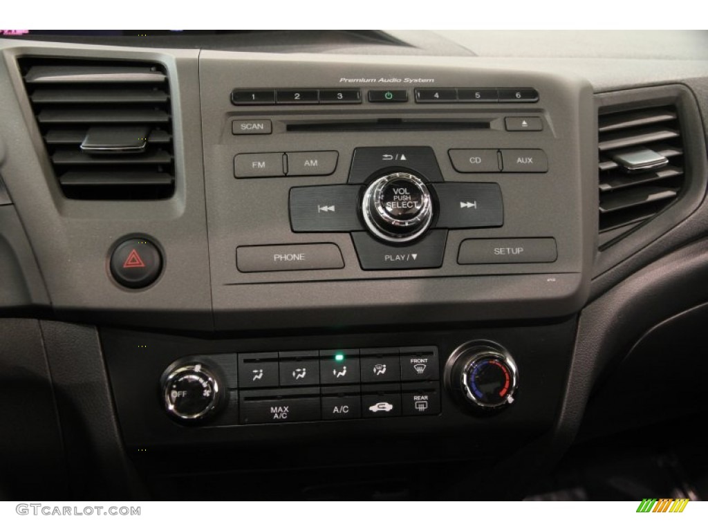 2012 Civic Si Coupe - Polished Metal Metallic / Black photo #10