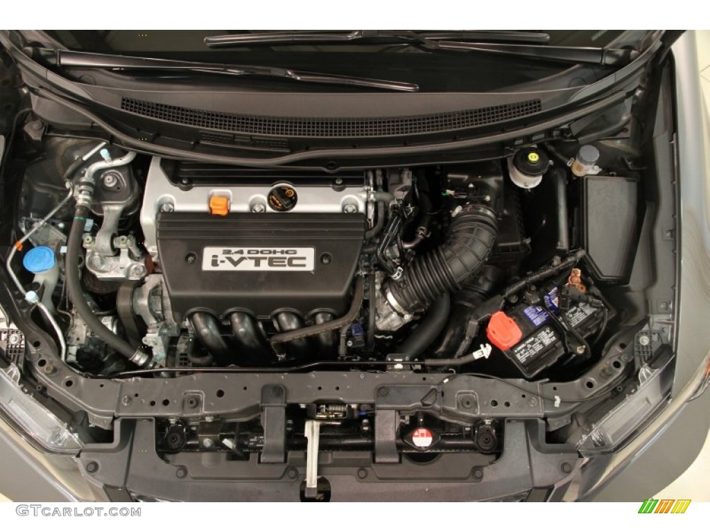 2012 Civic Si Coupe - Polished Metal Metallic / Black photo #17