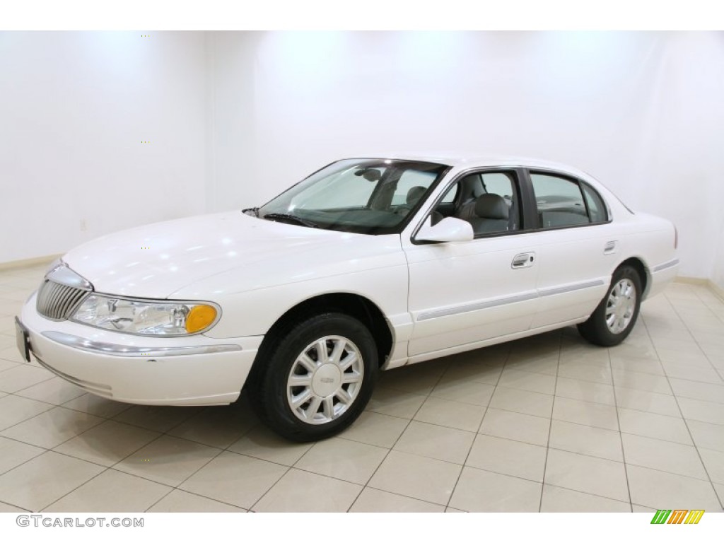 White Pearlescent Tricoat 2000 Lincoln Continental Standard Continental Model Exterior Photo #89846099