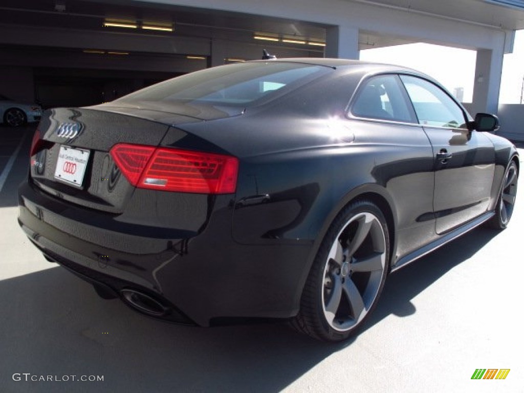 2014 RS 5 Coupe quattro - Phantom Black Pearl / Black/Rock Gray photo #2