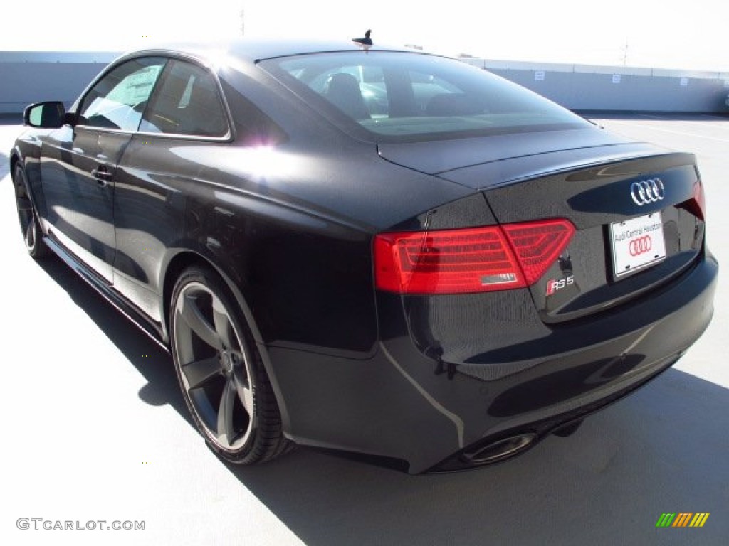2014 RS 5 Coupe quattro - Phantom Black Pearl / Black/Rock Gray photo #4