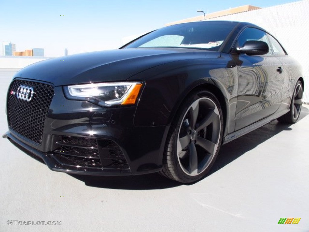 2014 RS 5 Coupe quattro - Phantom Black Pearl / Black/Rock Gray photo #5