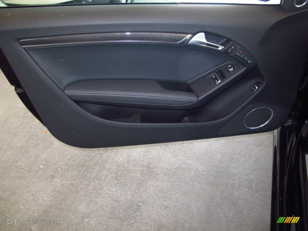 2014 RS 5 Coupe quattro - Phantom Black Pearl / Black/Rock Gray photo #9