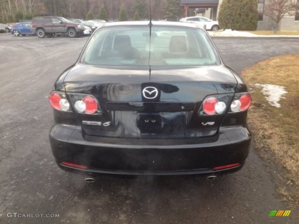 2007 MAZDA6 s Touring Sedan - Onyx Black / Black photo #5