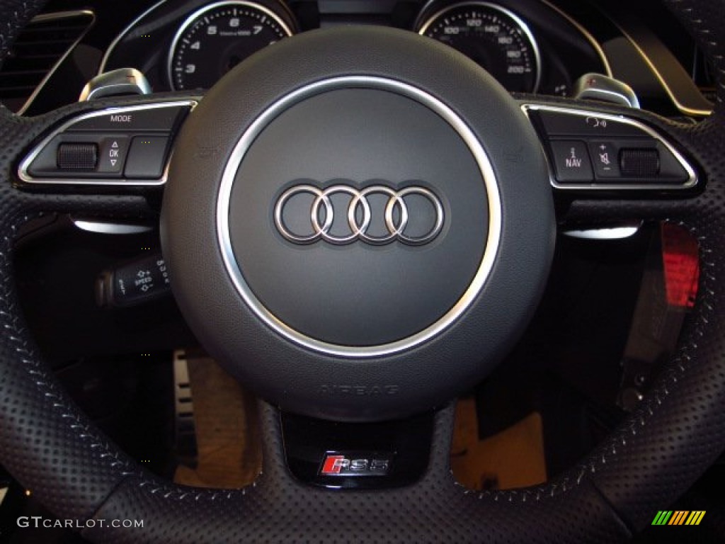 2014 RS 5 Coupe quattro - Phantom Black Pearl / Black/Rock Gray photo #17