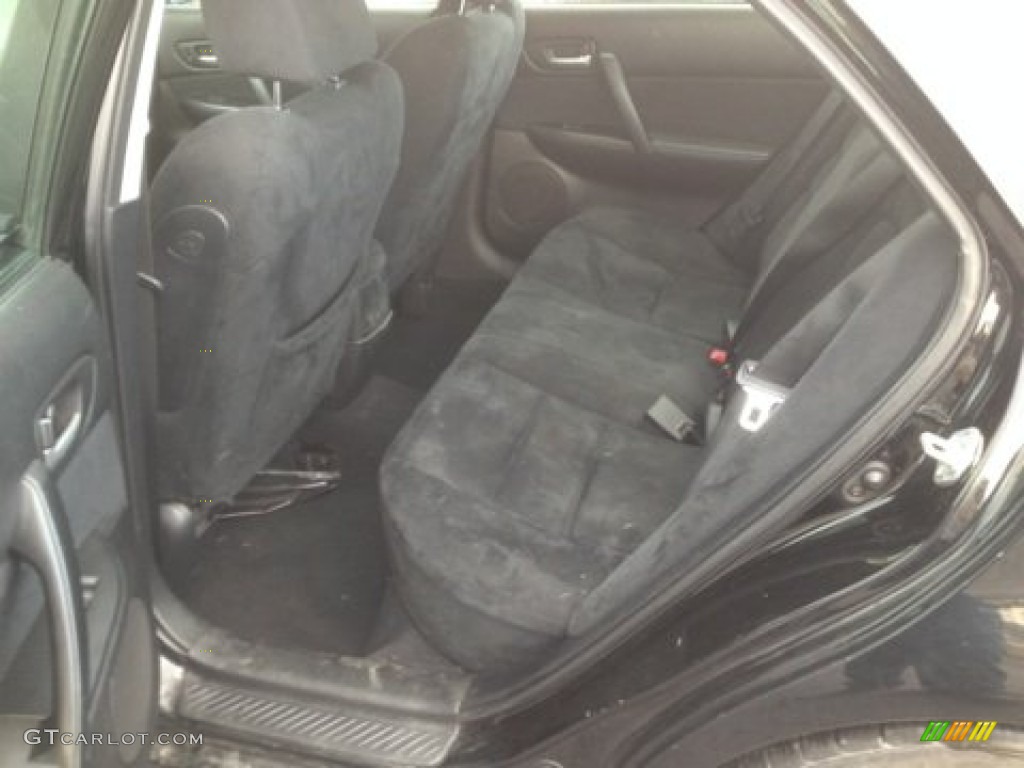 2007 MAZDA6 s Touring Sedan - Onyx Black / Black photo #10