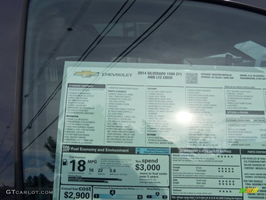 2014 Silverado 1500 LTZ Z71 Crew Cab 4x4 - Brownstone Metallic / Jet Black/Dark Ash photo #40