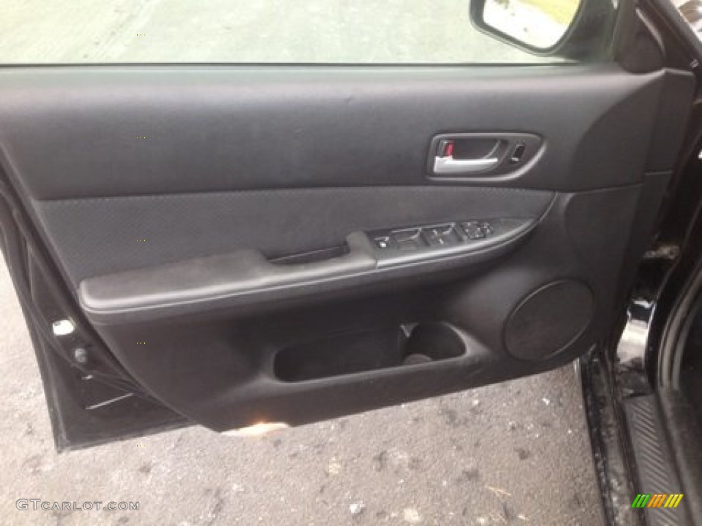2007 MAZDA6 s Touring Sedan - Onyx Black / Black photo #11