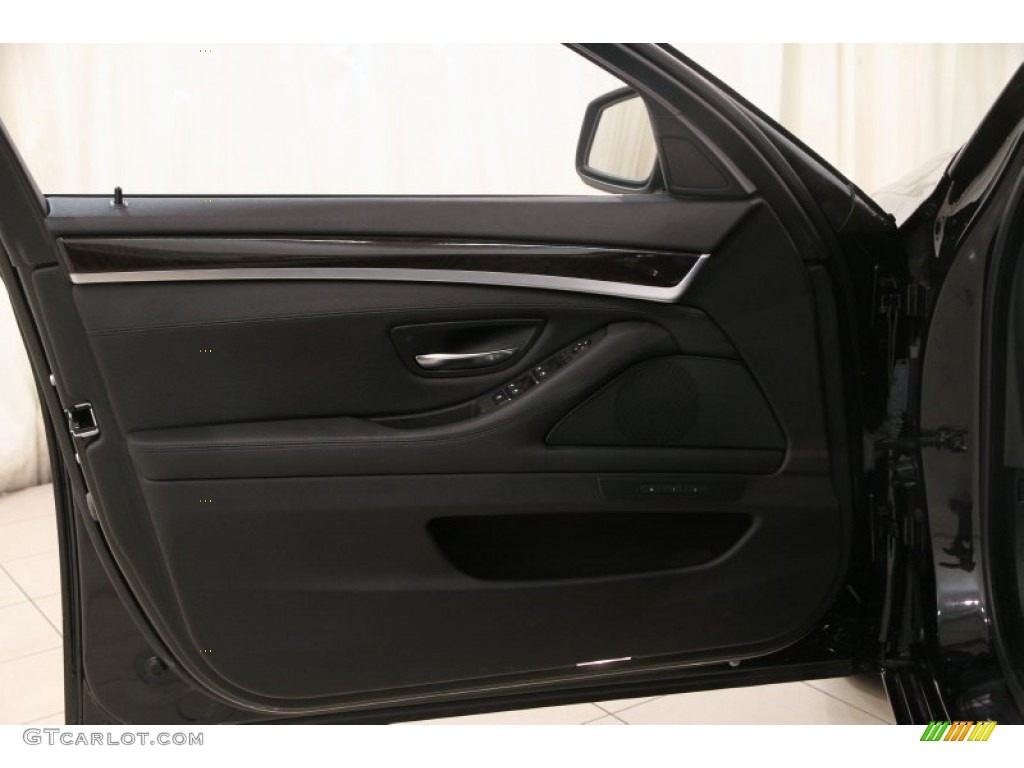2012 5 Series 535i xDrive Sedan - Black Sapphire Metallic / Black photo #5