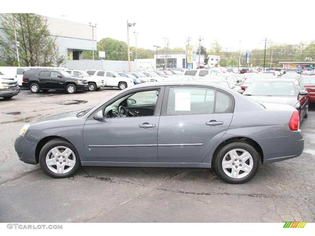 2007 Malibu LT Sedan - Dark Gray Metallic / Titanium Gray photo #8