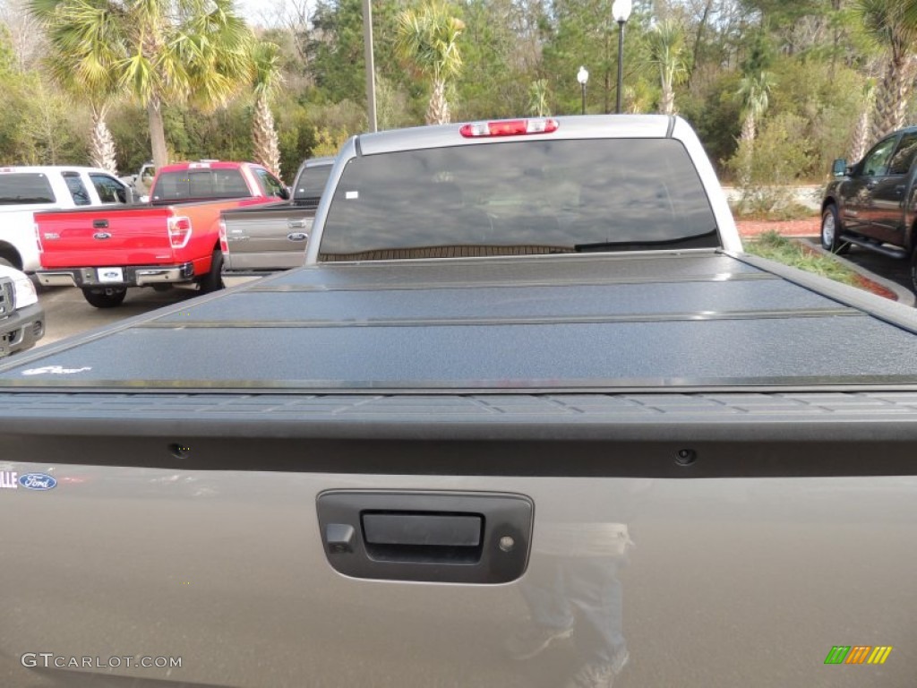 2013 Sierra 1500 SLE Crew Cab 4x4 - Steel Gray Metallic / Ebony photo #14