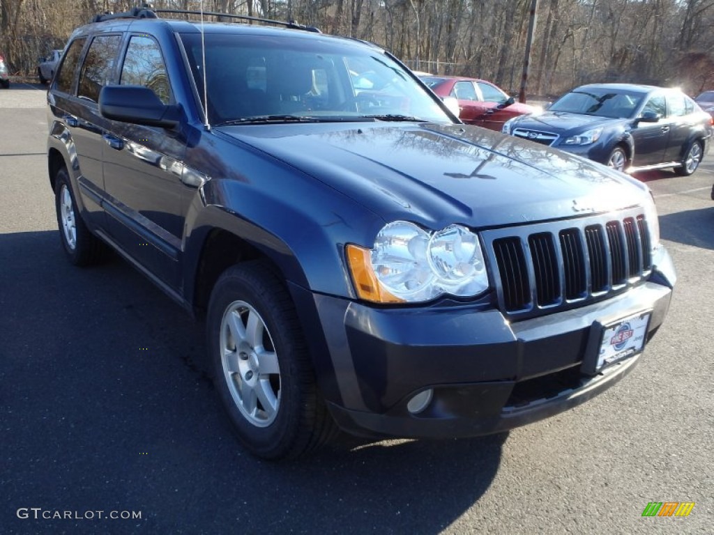 2008 Grand Cherokee Laredo 4x4 - Modern Blue Pearl / Dark Slate Gray photo #3
