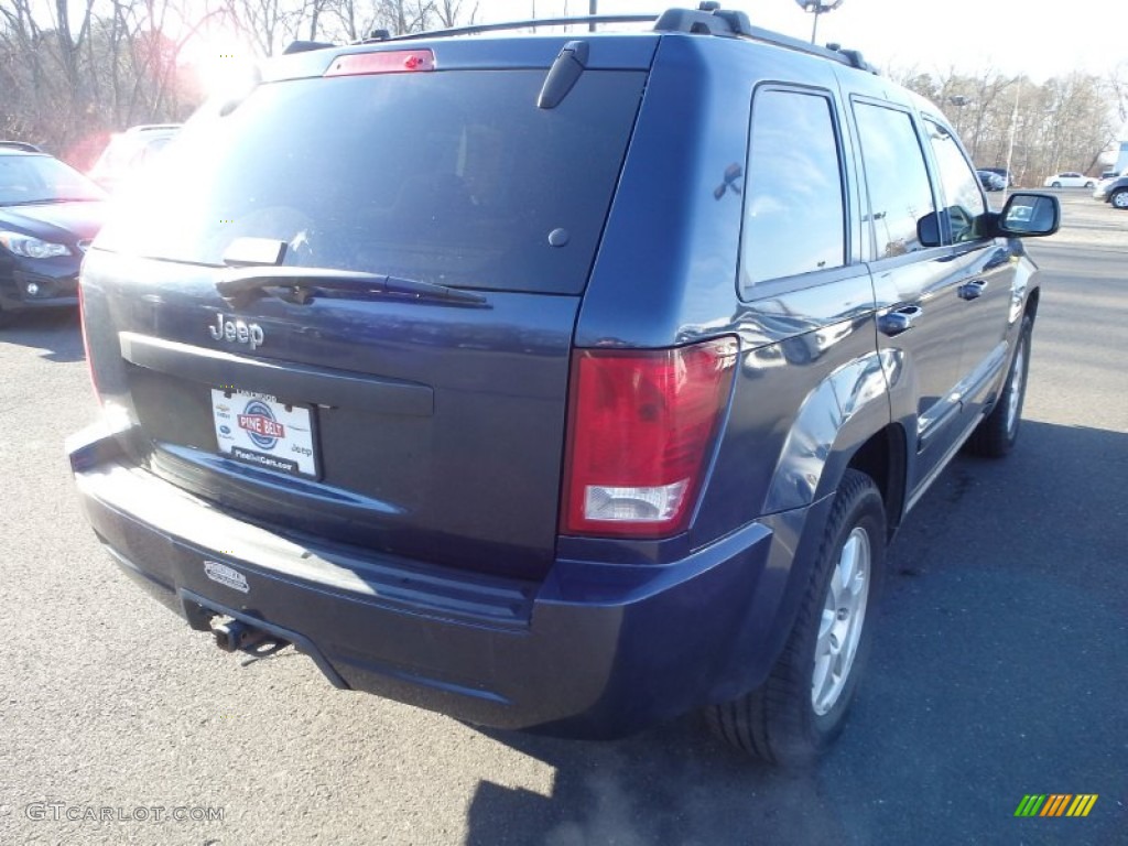 2008 Grand Cherokee Laredo 4x4 - Modern Blue Pearl / Dark Slate Gray photo #7