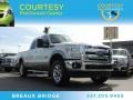 2013 White Platinum Tri-Coat Ford F250 Super Duty Lariat Crew Cab 4x4  photo #1