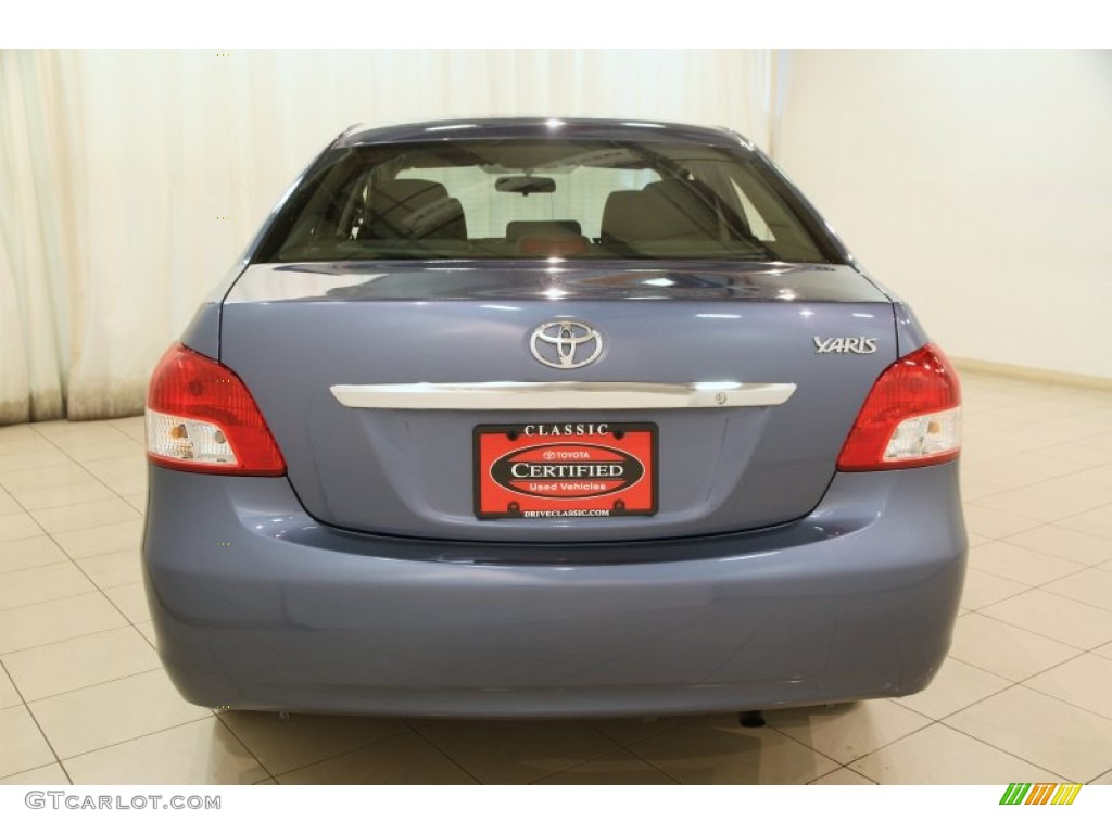 2012 Yaris Sedan - Pacific Blue Metallic / Dark Gray photo #14