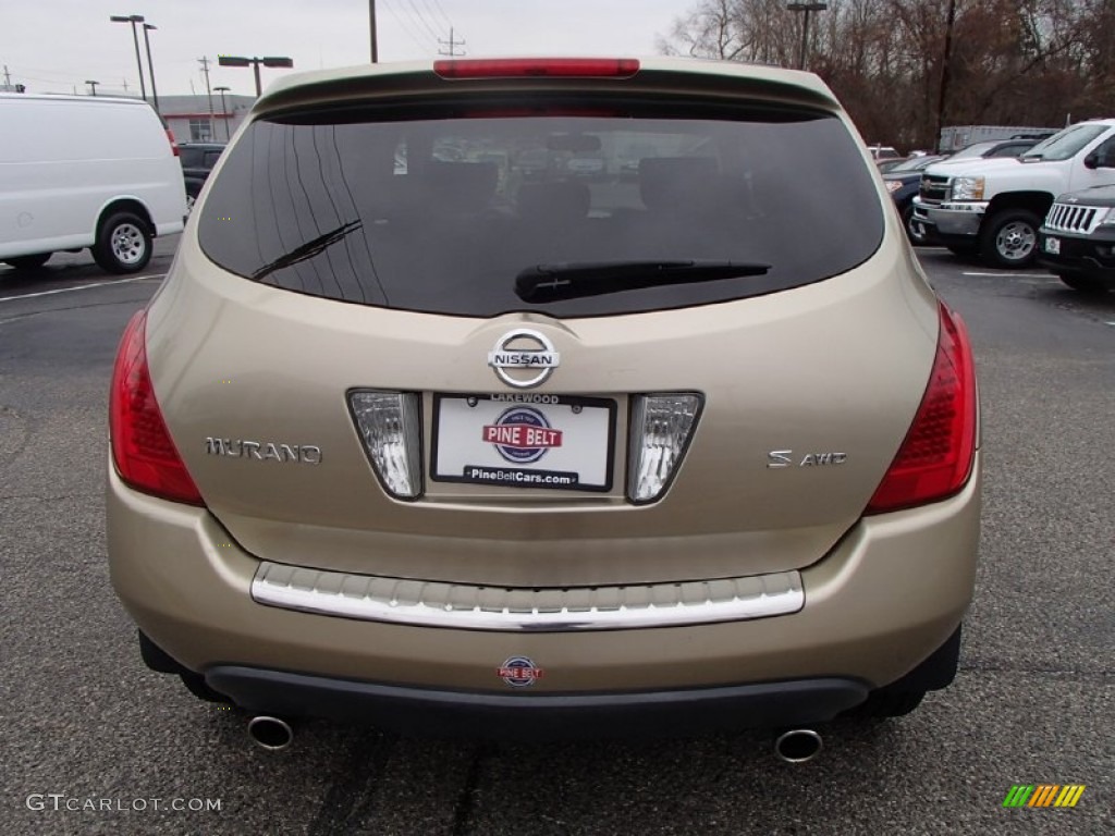 2007 Murano S AWD - Chardonnay Metallic / Cafe Latte photo #8