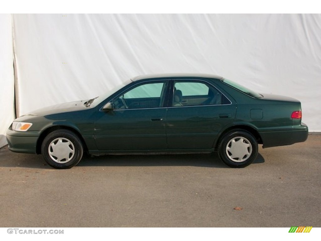 2000 Camry CE - Woodland Pearl / Oak photo #9
