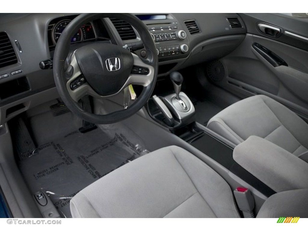 2008 Civic EX Sedan - Atomic Blue Metallic / Gray photo #12